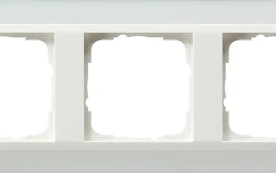 GIRA 0213334 Abdeckrahmen Event reinweiß 3-fach | opak weiß