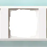 GIRA 0215395 Abdeckrahmen Event reinweiß 5-fach | opak mint