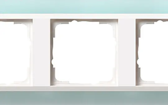 GIRA 0215395 Abdeckrahmen Event reinweiß 5-fach | opak mint