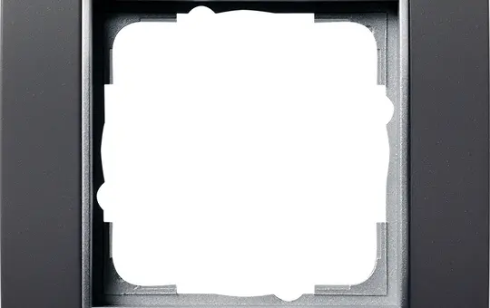 GIRA 021181 Abdeckrahmen Event alu 1-fach | anthrazit