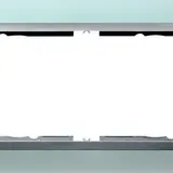 GIRA 100251 Abdeckrahmen Event alu 2-fach ohne Mittelsteg | opak mint