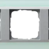 GIRA 021351 Abdeckrahmen Event alu 3-fach | opak mint