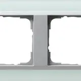 GIRA 021451 Abdeckrahmen Event alu 4-fach | opak mint