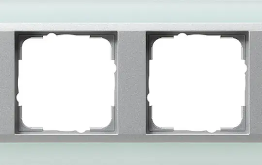 GIRA 021451 Abdeckrahmen Event alu 4-fach | opak mint