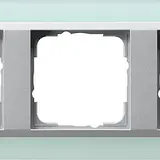 GIRA 021551 Abdeckrahmen Event alu 5-fach | opak mint
