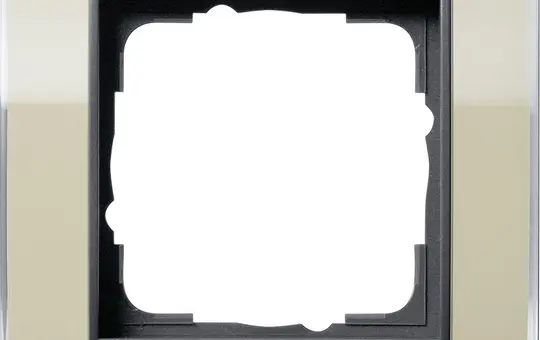 GIRA 0211778 Abdeckrahmen Event anthrazit 1-fach | klar sand