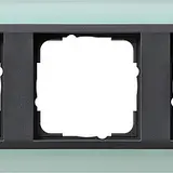 GIRA 021585 Abdeckrahmen Event anthrazit 5-fach | opak mint