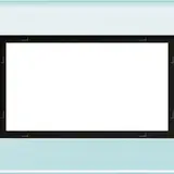 GIRA 100118 Abdeckrahmen Esprit 1,5-fach | glas mint