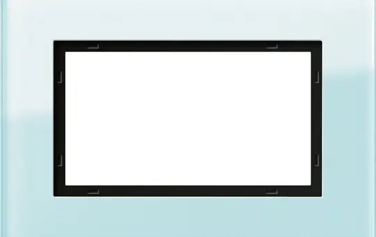 GIRA 100118 Abdeckrahmen Esprit 1,5-fach | glas mint