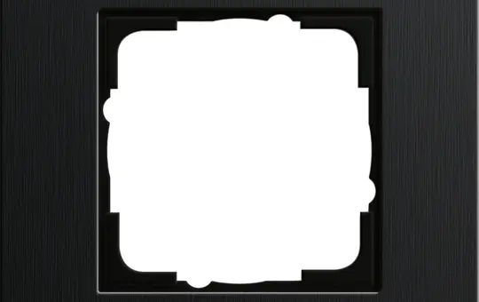 GIRA 0211126 Abdeckrahmen Esprit 1-fach | aluminium schwarz