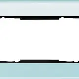 GIRA 100218 Abdeckrahmen Esprit 2-fach ohne Mittelsteg | glas mint