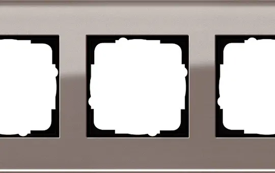 GIRA 0213122 Abdeckrahmen Esprit 3-fach | Glas Umbra