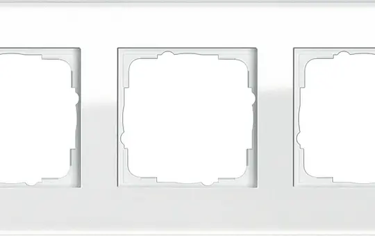 GIRA 021312 Abdeckrahmen Esprit 3-fach | glas weiß