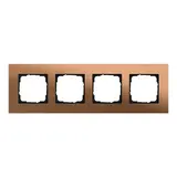 GIRA 021438 Abdeckrahmen Esprit 4-fach | bronze