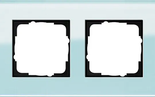 GIRA 021418 Abdeckrahmen Esprit 4-fach | glas mint