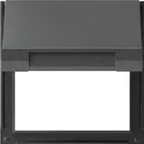 GIRA 065467 Adapterrahmen TX_44 Klappdeckel, IP44 | anthrazit