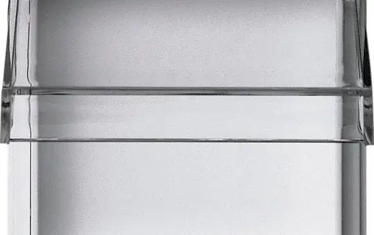 GIRA 040966 Adapterrahmen TX_44 Klappdeckel, transparent | reinweiß