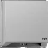 GIRA 116365 Adapterrahmen TX_44 Zwischenplatte, Schrägauslass | alu