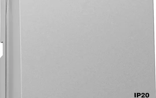 GIRA 116365 Adapterrahmen TX_44 Zwischenplatte, Schrägauslass | alu