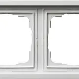 GIRA 0214112 Abdeckrahmen Flächenschalter 4-fach | reinweiß glänzend