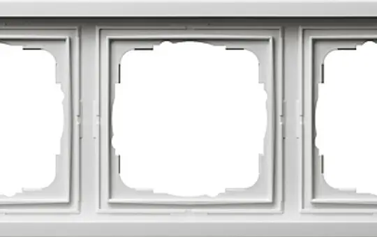 GIRA 0215112 Abdeckrahmen Flächenschalter 5-fach | reinweiß glänzend