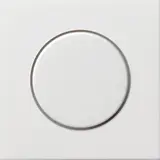 GIRA 0650112 Drehdimmerabdeckung System Fläche Standard | reinweiß glänzend