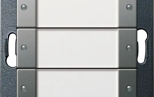 GIRA 2003600 Tastsensor 2 System 55 3-fach | edelstahl