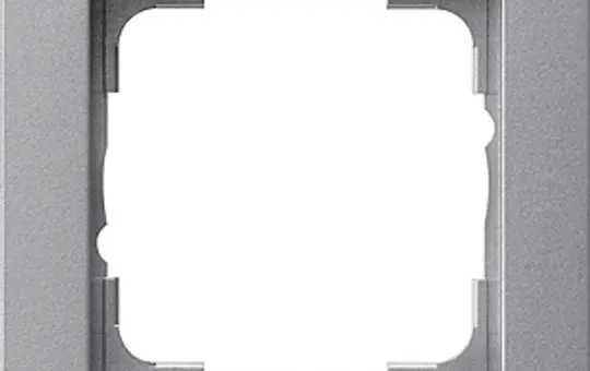 GIRA 110325 beschr. Abdeckrahmen E2 3-fach, senkrecht | alu