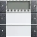 GIRA 214228 beschr. TS3-Wippenset System 55 2-fach | anthrazit