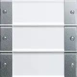 GIRA 213326 beschr. TS3-Wippenset System 55 3-fach | alu