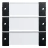 GIRA 2133005 beschr. TS3-Wippenset System 55 3-fach | schwarz matt