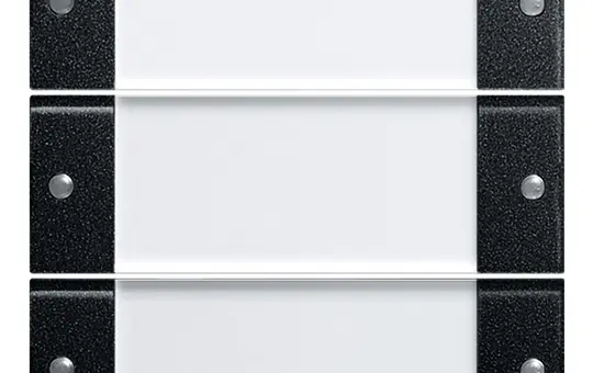 GIRA 2133005 beschr. TS3-Wippenset System 55 3-fach | schwarz matt