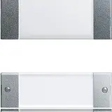 GIRA 213426 beschr. TS3-Wippenset System 55 4-fach (1+3) | alu