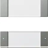 GIRA 2134600 beschr. TS3-Wippenset System 55 4-fach (1+3) | edelstahl