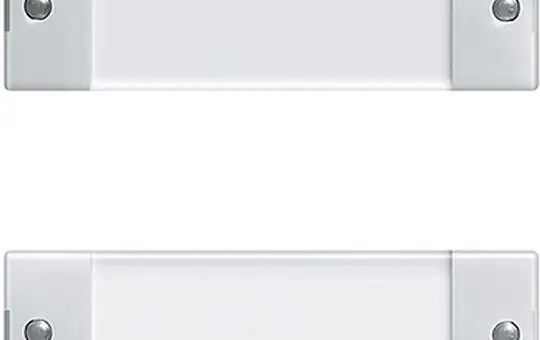 GIRA 213603 beschr. TS3-Wippenset System 55 6-fach (3+3) | reinweiß glänzend