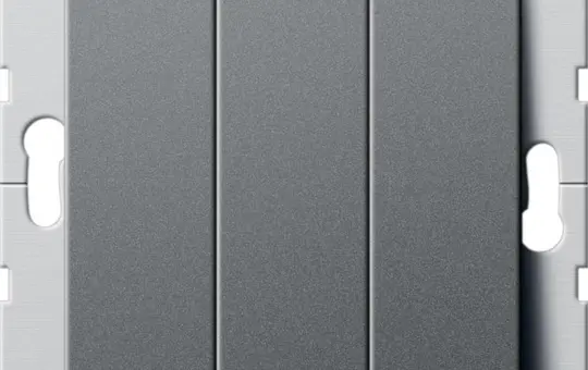 GIRA 283228 Wippschalter System 55 Wechselschalter, 3-fach | anthrazit