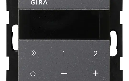 GIRA 232028 Unterputz-Radio System 55 IP | anthrazit
