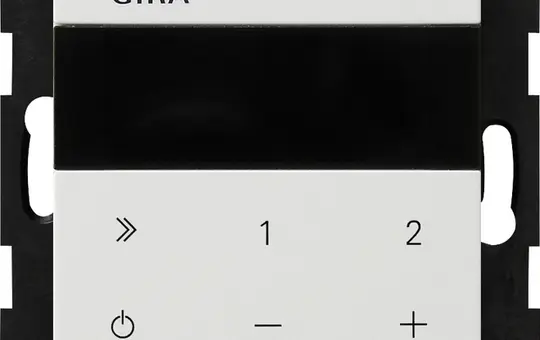 GIRA 232027 Unterputz-Radio System 55 IP | reinweiß seidenmatt