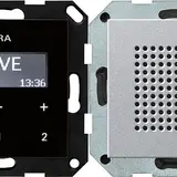 GIRA 228026 Unterputz-Radio-Set System 55 RDS | alu