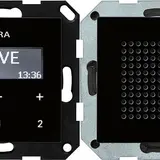 GIRA 228005 Unterputz-Radio-Set System 55 RDS | glas schwarz