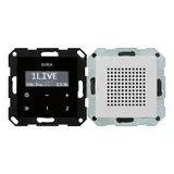 GIRA 2280015 Unterputz-Radio-Set System 55 RDS | grau matt