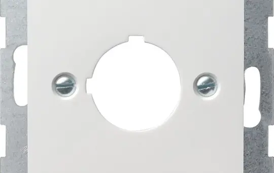 GIRA 027227 Abdeckung für Meldegeräte System 55 reinweiß seidenmatt