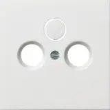 GIRA 0869112 Antennenabdeckung System Fläche 2/3-fach | reinweiß glänzend