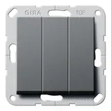 GIRA 284428 Taster System 55 3 Schließer | anthrazit