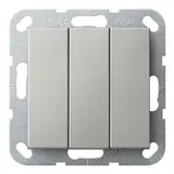 GIRA 2844600 Taster System 55 3 Schließer | edelstahl