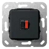 GIRA 569210 Kommunikationseinsatz 1 x Lautsprecheranschluss | schwarz matt