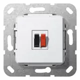 GIRA 569203 Kommunikationseinsatz 1 x Lautsprecheranschluss | reinweiß glänzend