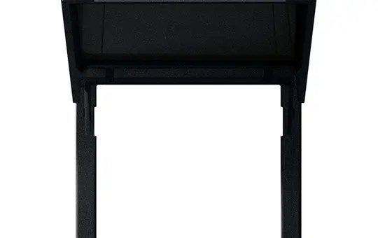 GIRA 2658005 Montagerahmen System 55 Klappdeckel | schwarz matt