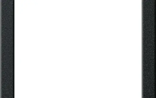 GIRA 264810 Montagerahmen System 55 Standard | schwarz matt