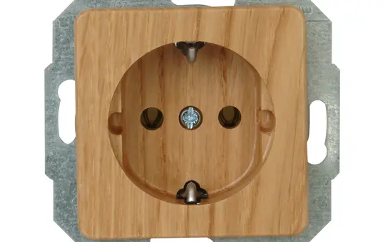 KOPP 914830089 SCHUKO-Steckdose MILANO Standard | eiche